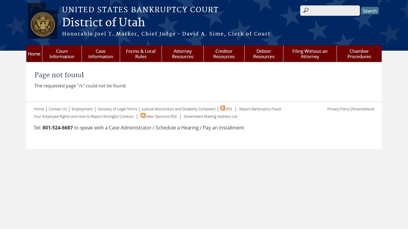 Simple Case Lookup - United States Bankruptcy Court