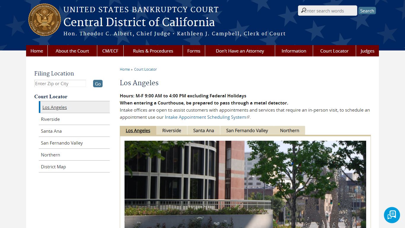 Los Angeles - United States Bankruptcy Court